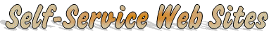 self-service web sites and web hosting